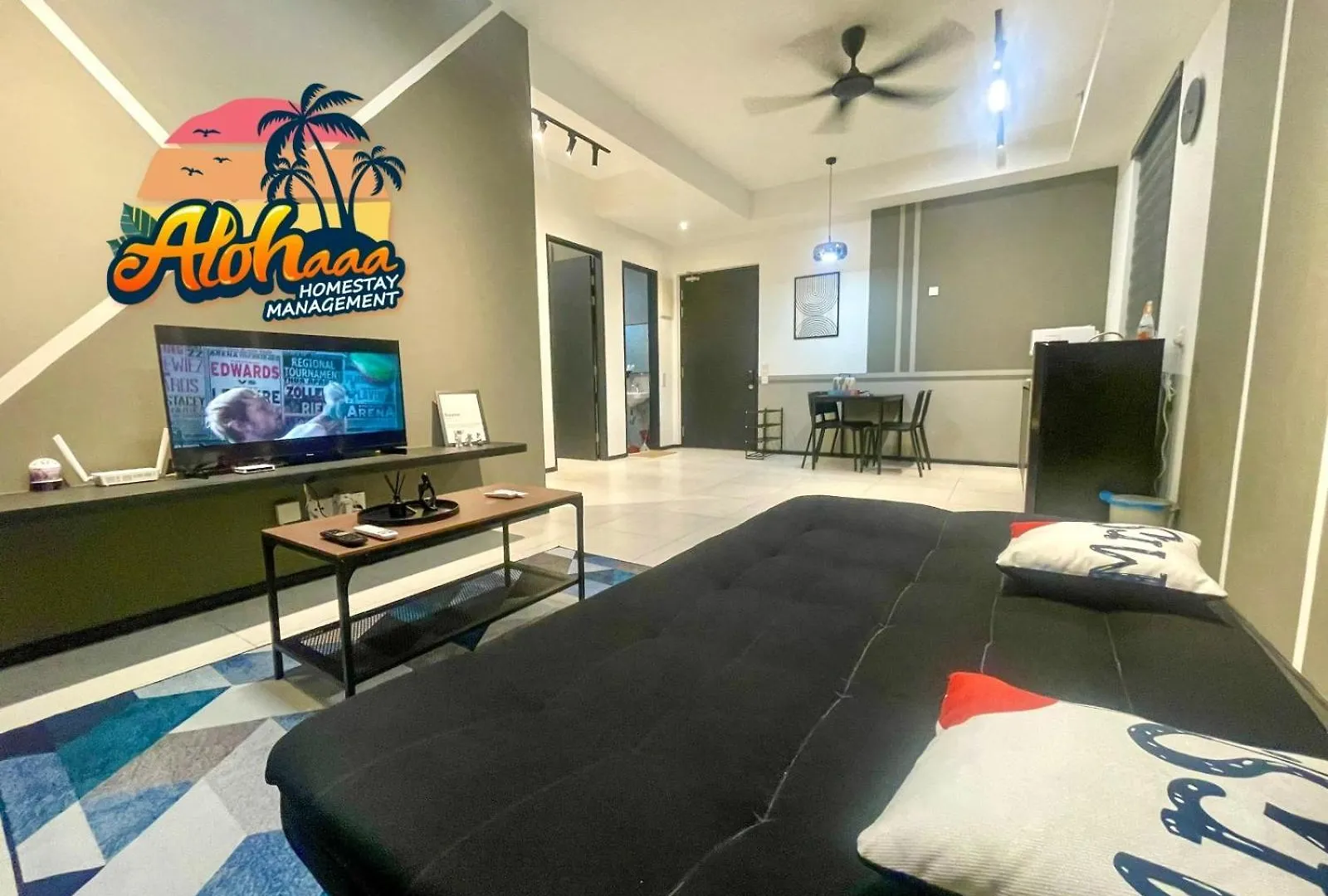 Industrial Style 2 Bedroom Unit Urban Suites Georgetown Sea View Jelutong Malaysia